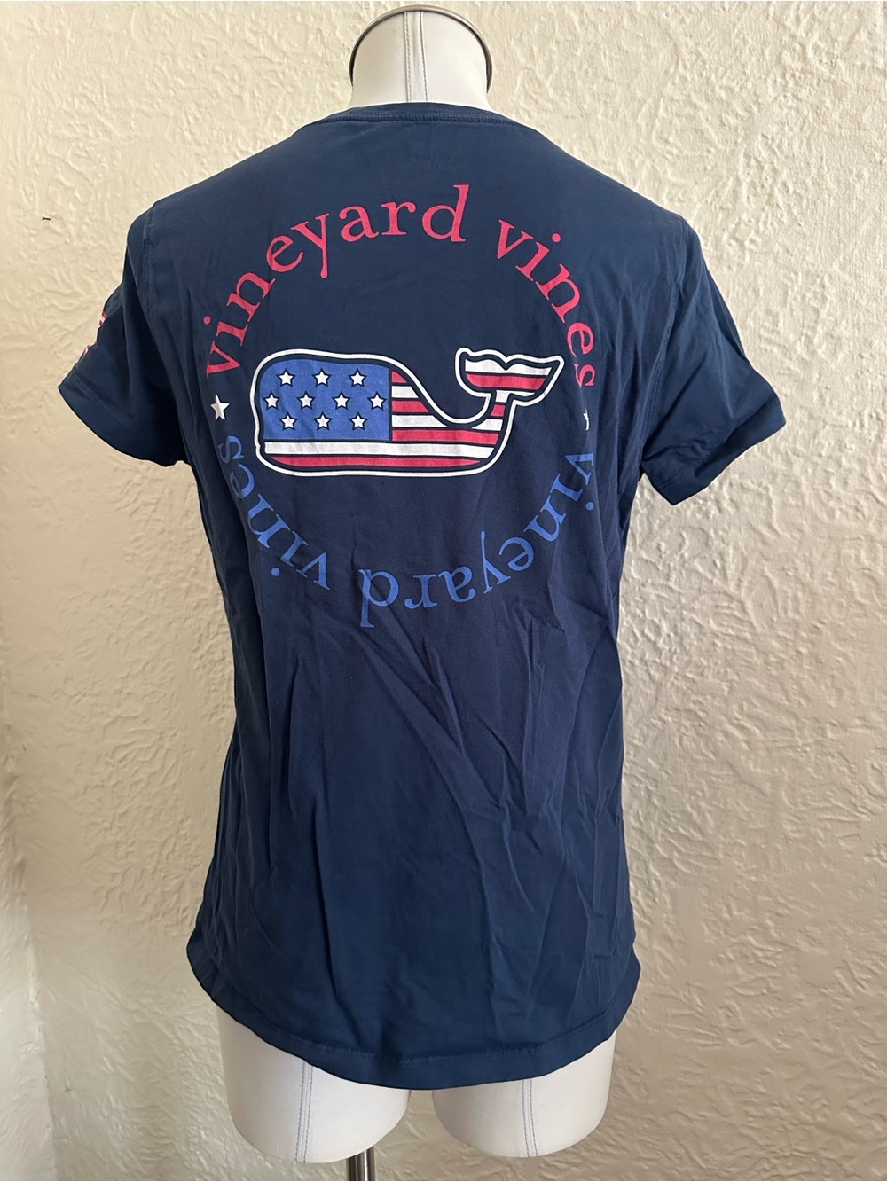 Vineyard Vines Dark Blue American Flag Stars
Stripes Whale Red White Medium